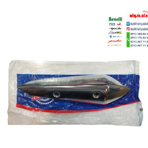 استیل محافظ اگزوز موتور TVS راکس اصلی