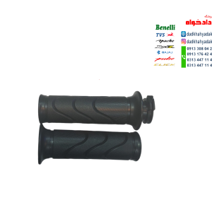 لاستک سر دسته فرمان گاز و کلاج با استخوانی (لوله گاز) موتور طرح کلیک و کلیک اصلی کیفیت عالی بدون چسبندگی