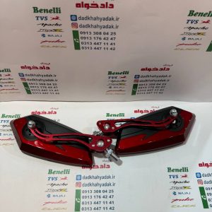 آینه اسپورت پایه رنتال CNC (قرمز)