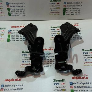 گوشواره آهن کشی چراغ جلو (براکت بغل چراغ ) چپ و راست موتور آپاچی 150 و 160 و 180 جدید (جفتی)