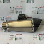 اگزوز قهرمانی برند اکروپاویچ شش گوش بست سر خود (نقره ای)