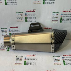 اگزوز قهرمانی برند اکروپاویچ شش گوش بست سر خود (نقره ای)