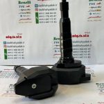 پروتکشن (محافظ) بغل شاسی بلند چکشی انواع موتور سیکلت (ارتفاع 20سانت) مشکی جفتی