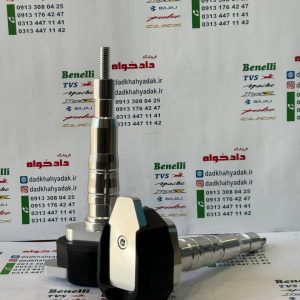 پروتکشن (محافظ) بغل شاسی بلند چکشی انواع موتور سیکلت (ارتفاع 20سانت) استیل جفتی