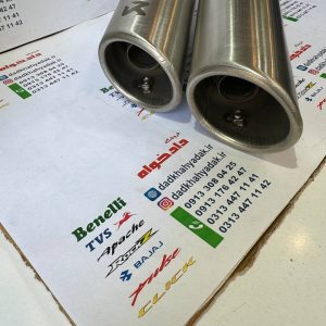 اگزوز قهرمانی برند آکروپاویچ دو لول دهنه گرد (استیل)