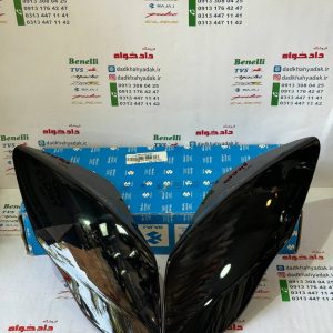 قاب (فلاپ) بغل کنسول چراغ موتور پالس LS135 مشکی جفتی اصلی