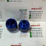  پروتکشن (محافظ) چرخ عقب و جلو انواع موتور سیکلت رنگ (آبی) CNC جفتی