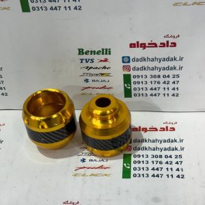  پروتکشن (محافظ) چرخ عقب و جلو انواع موتور سیکلت رنگ (سبز) CNC جفتی