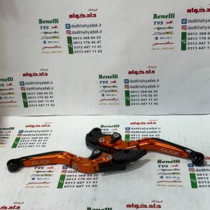 دسته (کتی) ترمز چپ و راست رنتال CNC حرفه ای تاشو اسپورت کلیک و طرح کلیک نارنجی جفتی