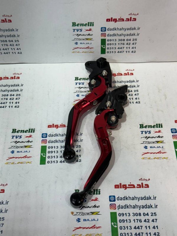 دسته (کتی) ترمز چپ و راست رنتال CNC حرفه ای تاشو اسپورت کلیک و طرح کلیک سبز جفتی