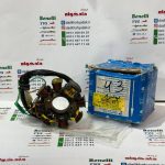 بوبین (دستگاه) سیم پیچی برق موتور پالس 180 و 200 (UG3 ) زین یک تکه هندلی اصلی (8پره)