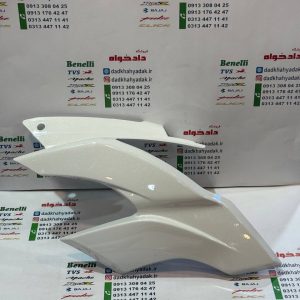 قاب (فلاپ) بغل کنسول بلوری چراغ موتور آپاچی 150  160 و 180 جدید سفید (جفتی)