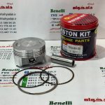 رینگ و پیستون(پستان) موتور آپاچی 180 کیفیت عالی سایز (0.25)