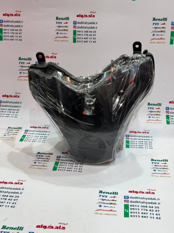 بلوری کامل چراغ جلو موتور 220 اصلی