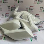 قاب(کاور) بادگیر موتور TVS راکس سفید بدون آرم شرکتی کیفیت عالی(جفتی)