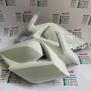 قاب(کاور) بادگیر موتور TVS راکس سفید بدون آرم شرکتی کیفیت عالی(جفتی)