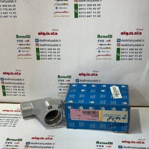 هولدر (رابط) پایه میل فرمان نقره ای موتور پالس UG4 180 200 و220 اصلی (بدون هندل زین دو تکه) (چپ)