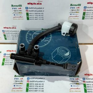پمپ ترمز پشت چدال عقب (وسط) زیر پا موتور آپاچی 180 و200 اصلی