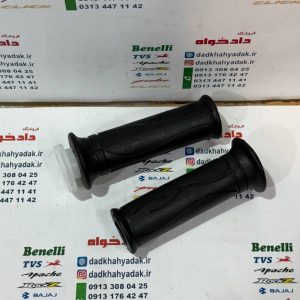 لاستیک سر دسته (دسته فرمان) TVS راکس شرکتی کیفیت درجه 1 (جفتی)