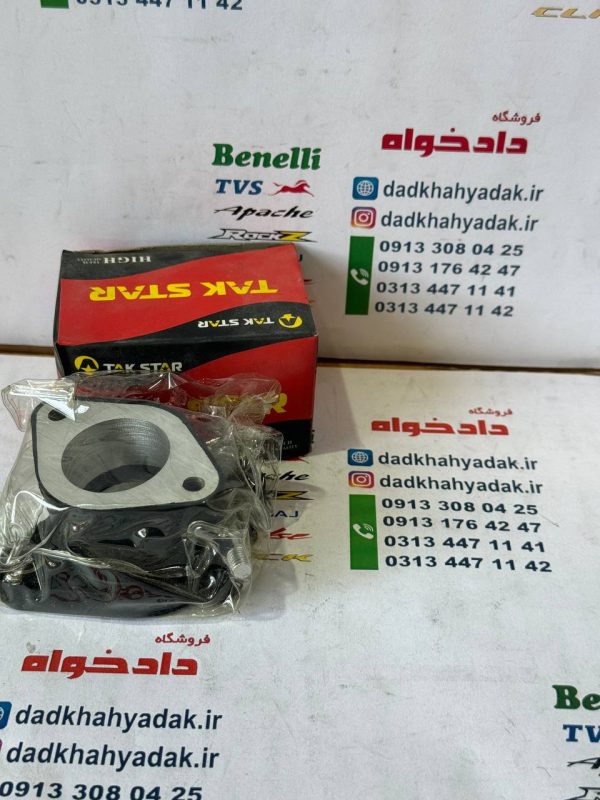 رابط کاربراتور سر سیلندر هوندا 125 سی سی خارجی درجه 1