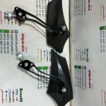 آینه اسپورت پایه رنتال CNC (مشکی)