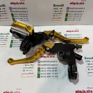 ست کامل پمپ ترمز و قلوه کلاج رنتال CNC اسپورت انواع موتور سیکلت طلایی