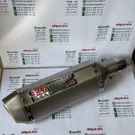 اگزوز قهرمانی برند یوشیمارو شیش گوش سایلنسردار دهنه صاف (نقره ای)