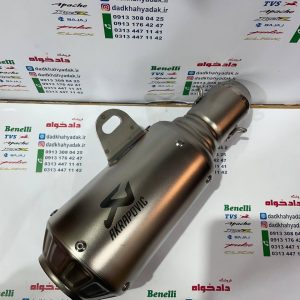اگزوز قهرمانی برند آکروپاویچ باطومی کوتاه (نقره ای)